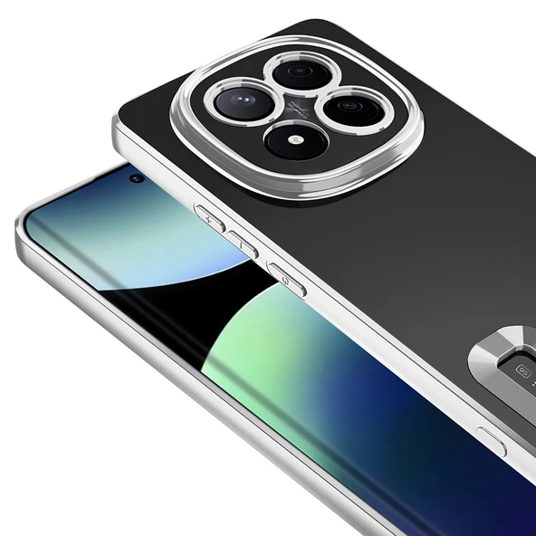 Zipax  Xiaomi Redmi Note 14 Pro 5G Kılıf Silikon Kenarları Lazer Renkli Zr-Omega ürün görseli 1