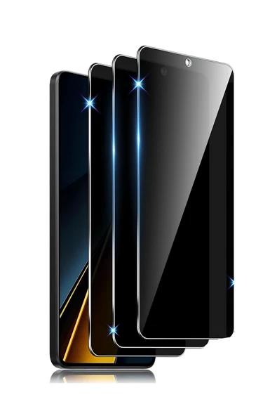 Zipax  Poco X7 Pro Hayalet Cam Ekran Koruyucu Cam Çizilmeye Dayanıklı Zr-5DPrivacy ürün görseli 1