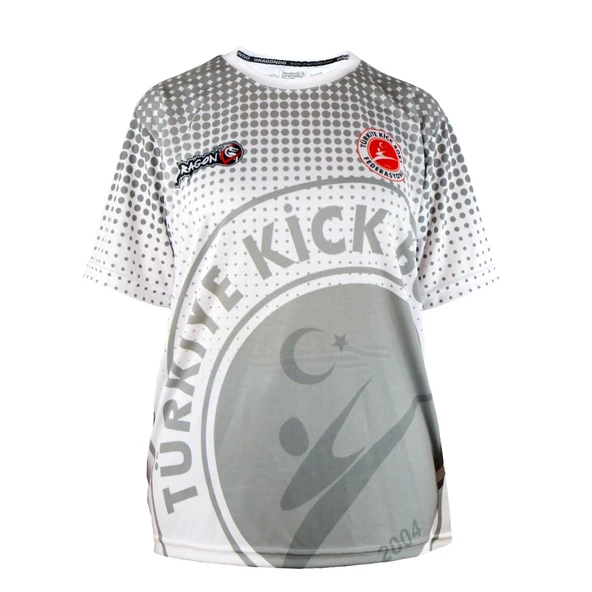 DragonDo KF2024 Kick Boks Tişörtü Beyaz Kick Boxing Tshirt ürün görseli 1