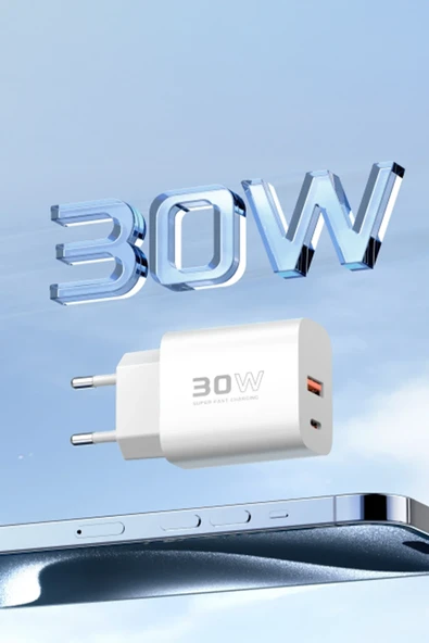 Zipax  Apple İphone 7 - 8 - 7 Plus - 8 Plus Şarj Aleti 30W Lightning SET - Resim 2