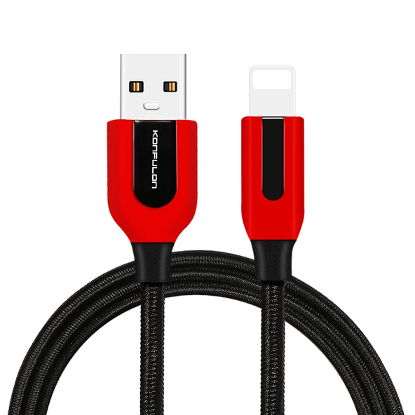 Zipax  Appleİphone 5 5s 6 7 8 11 12 13 14 X Xs Plus Max Pro Şarj Kablosu Hasır Lightning 1m 3A ürün görseli 1