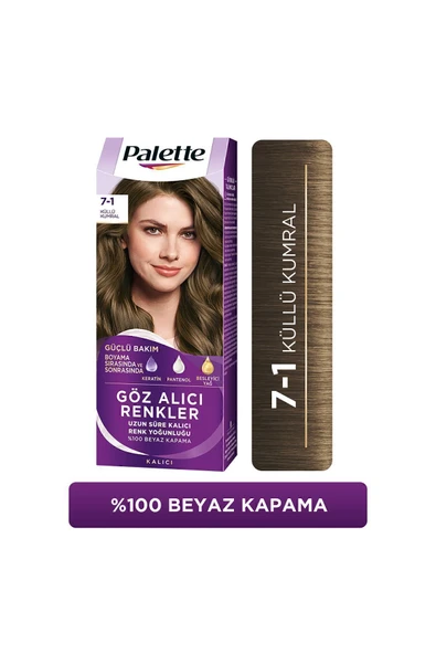 Palette Göz Alıcı Renkler Küllü Kumral 7.1 Saç Boyası ürün görseli 1