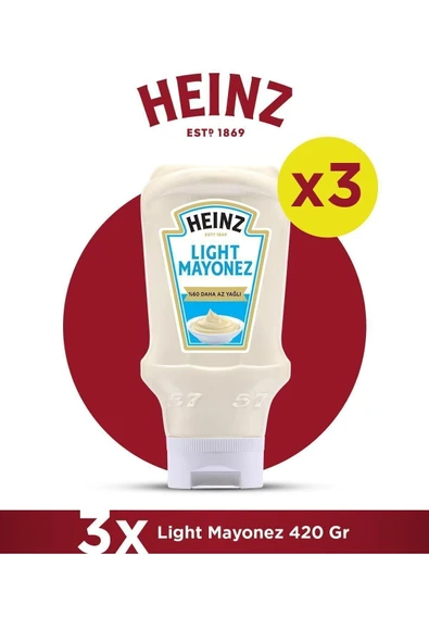 Heinz Light Mayonez 420 Gr - 3'lü Paket ürün görseli 1