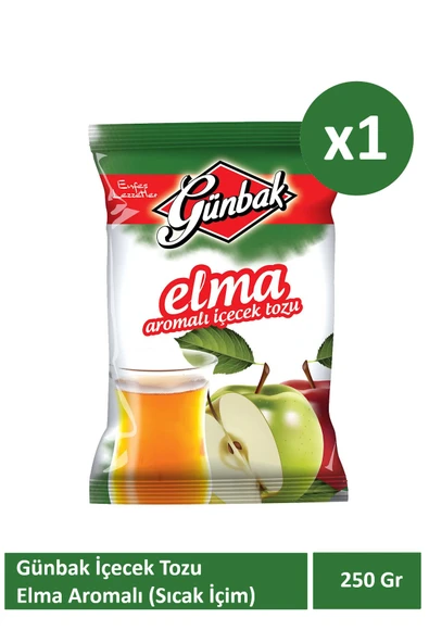 Günbak Elma Aromalı Toz İçecek 250 gr ürün görseli 1