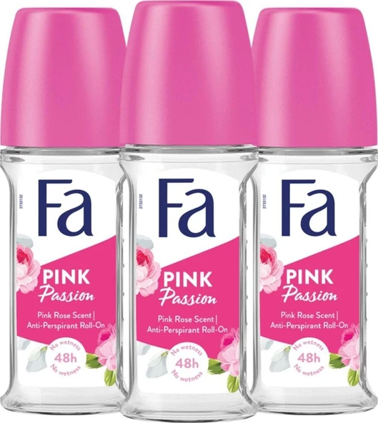 Fa Pink Passion Roll-on X 3 Adet ürün görseli 1