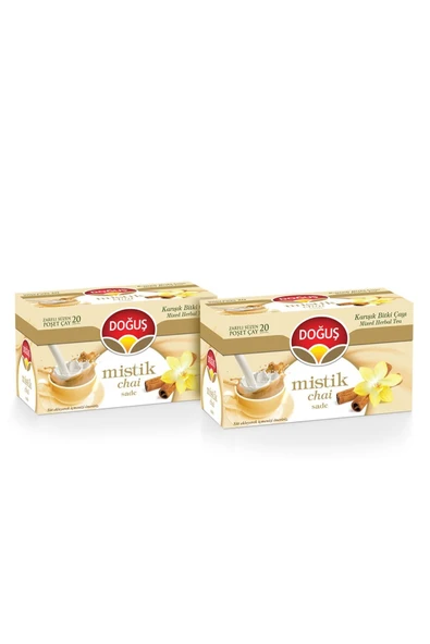 Doğuş Mistik Chai  Poşet Çay 20li X 2 Adet ürün görseli 1