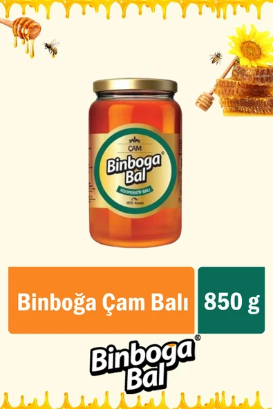 Binboğa Çam Balı 850 gr (Cam Kavanoz) ürün görseli 1