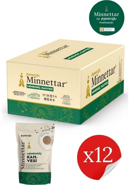 Şekeroğlu Minnettar Menengiç Kahvesi Toz 12 x 165 gr ( 12 Adet ) ürün görseli 1