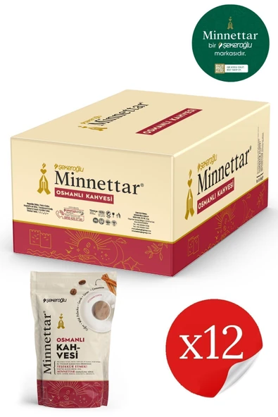 Şekeroğlu Minnettar Osmanlı Kahve 12 x 165 gr ( 12 Paket ) ürün görseli 1