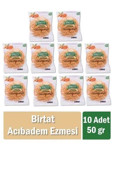 Birtat Acıbadem Ezmesi 50 gr X 10 Adet ürün görseli 1