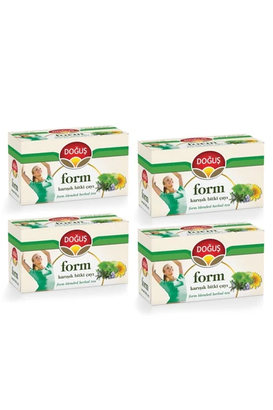 Doğuş Form Sade 20'li Poşet Çay 4 Adet ürün görseli 1