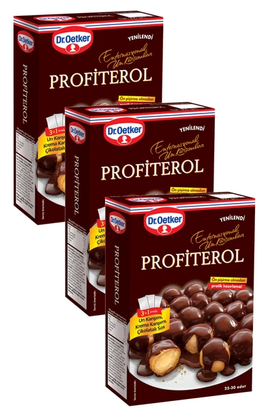 Dr. Oetker Profiterol 305 gr x 3 Adet ürün görseli 1
