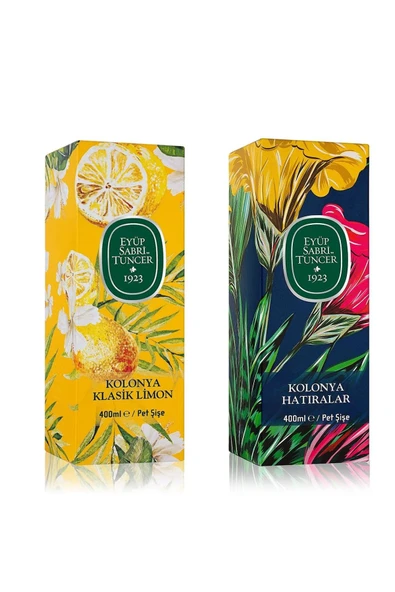 Klasik Limon Ve Hatıralar Kolonyası 2'li 400 ml ürün görseli 1