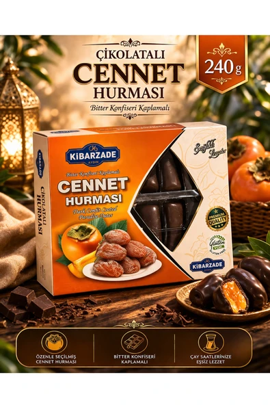 Kİbarzade Cennet Hurması Çikolatalı 240 GR ürün görseli 1