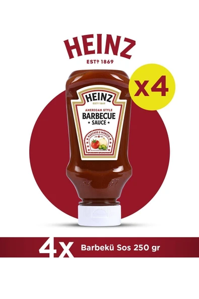 Heinz Barbekü Sos 250 Gr - 4'lü Paket ürün görseli 1