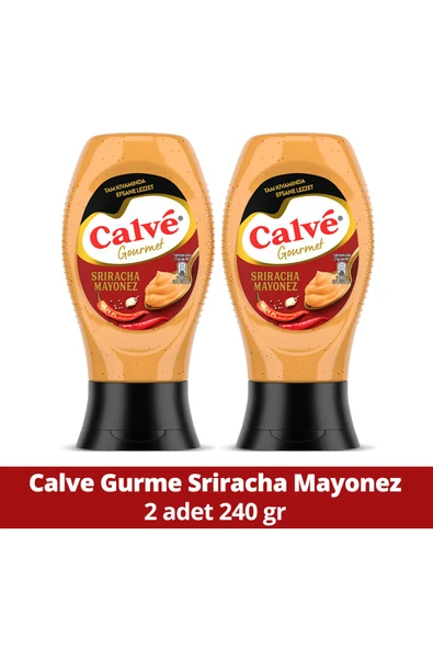 Calve Gurme Mayonez Serisi Sriracha Mayonez 240g X2 Adet ürün görseli 1