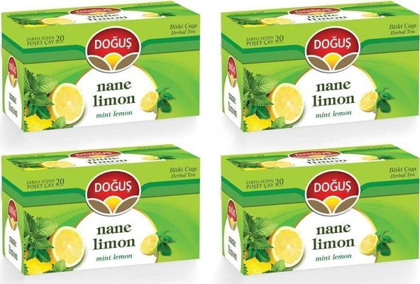 Doğuş Nane Limon Çayı 20Li X 4 Adet ürün görseli 1