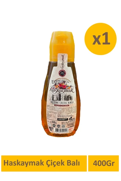 HASKAYMAK Süzme Çicek Tüp Bal 400Gr ürün görseli 1