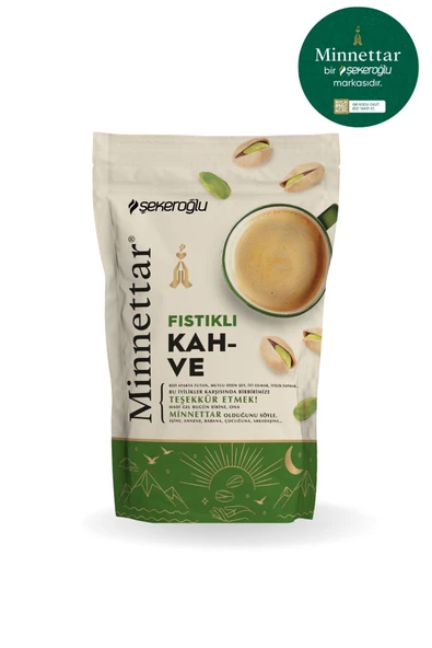 Şekeroğlu MİNNETTAR FISTIKLI KAHVE 165 GR ürün görseli 1