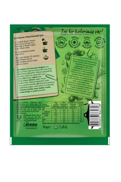 Knorr Yayla Çorbası 72 gr x 6 Adet - Resim 5