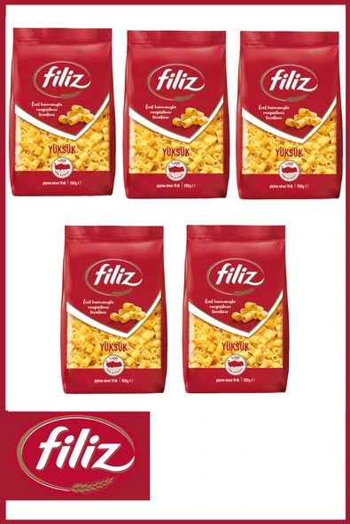 Filiz Yüksük Makarna 500 gr X 5 Adet ürün görseli 1