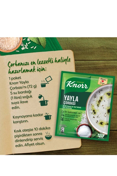 Knorr Yayla Çorbası 72 gr x 6 Adet - Resim 4