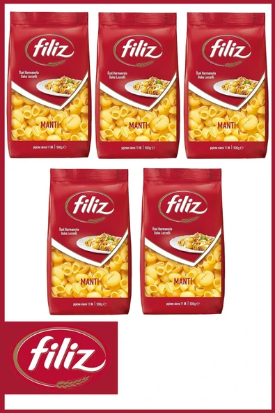 Filiz Mantı Makarna 500 gr X 5 Adet ürün görseli 1