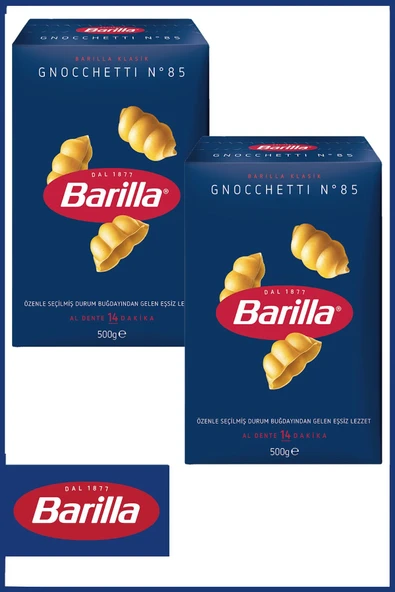 Barilla Deniz Kabuğu (GNOCCHETTİ) Makarna 500 gr X 2 Adet ürün görseli 1