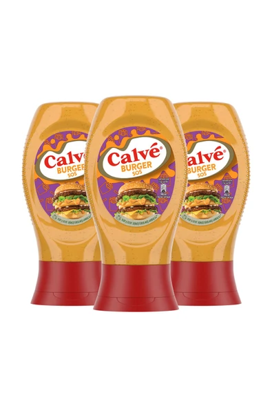 Calve Burger Sos 245 gr x 3 Adet - Resim 2