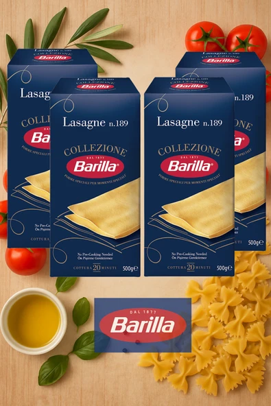 Barilla Lazanya 500 g x 4 adet ürün görseli 1
