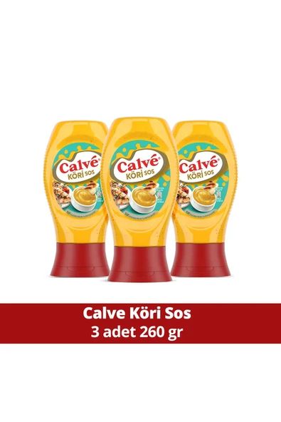 Calve Köri Sos 260 gr X 3 Adet ürün görseli 1