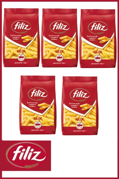 Filiz Kalem Makarna 500 Gr 5'li Paket ürün görseli 1