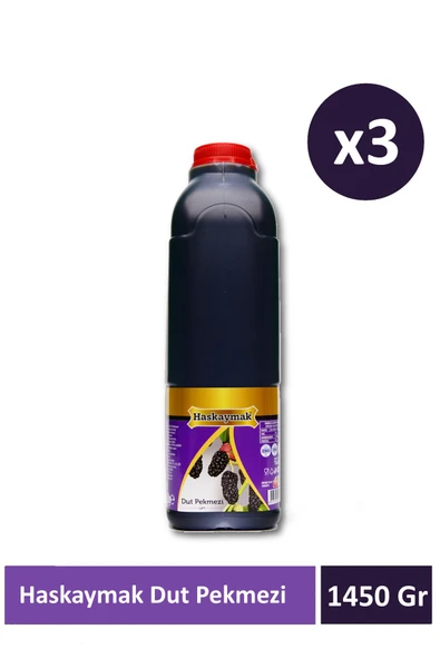 Haskaymak Dut Pekmezi 1450 Gr x 3 Adet ürün görseli 1