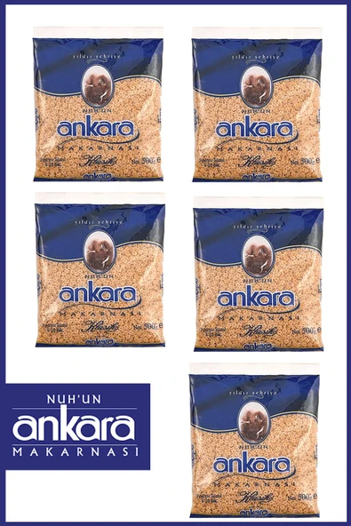 Nuh'un Ankara Yıldız Şehriye Makarna 500 gr x 5 Adet ürün görseli 1