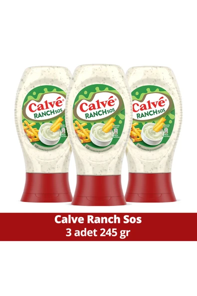 Calve Sos Ranch 245 gr X3 Adet ürün görseli 1