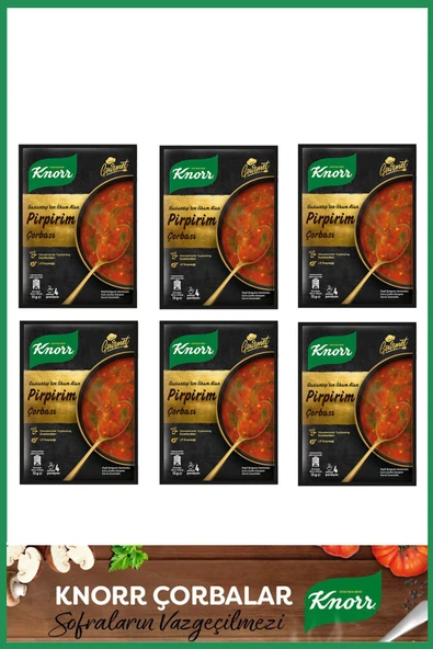 Knorr Gurme Pirpirim Çorbası 72 gr x 6 Adet ürün görseli 1
