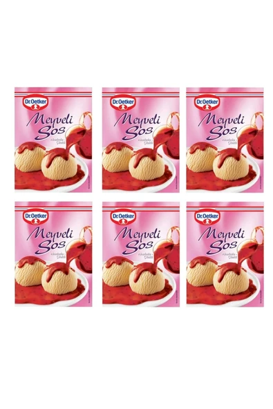Dr. Oetker Meyveli Tatlı Sos 77 gr x 6 Adet - Resim 3