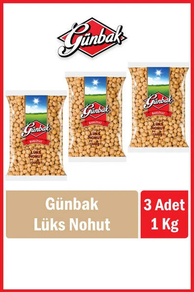 Günbak Lüks Nohut 1 Kg x 3 Adet ürün görseli 1