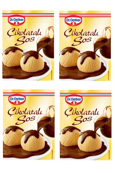 Dr. Oetker Çikolatalı Tatlı Sos 123 gr x 4 Adet ürün görseli 1