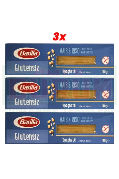 Barilla Glutensiz Spagetti Makarna 400 gr X 3 Adet ürün görseli 1