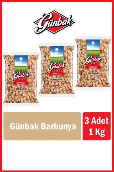 Günbak Barbunya 1 Kg x 3 Adet ürün görseli 1