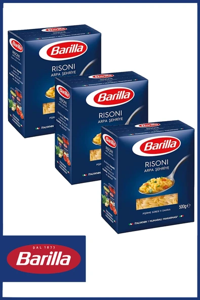 Barilla Arpa Şehriye Risoni 500 gr X 3 Adet ürün görseli 1
