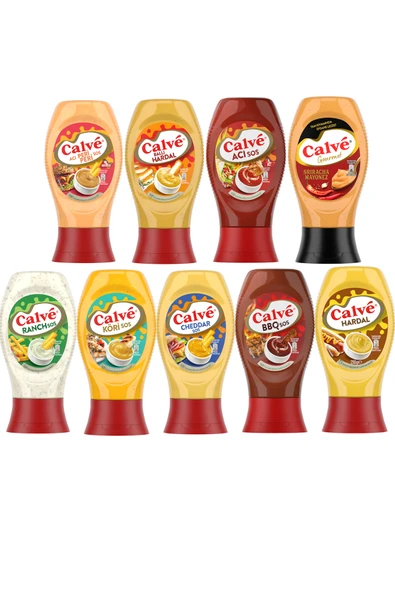 Calve Sos Paketi 9'lu Set ürün görseli 1