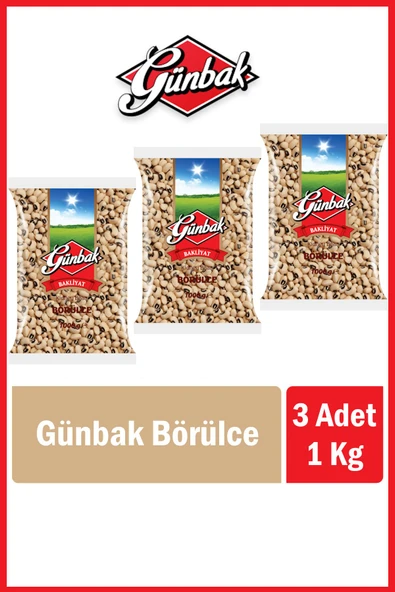 Günbak Börülce 1 Kg x 3 Adet ürün görseli 1