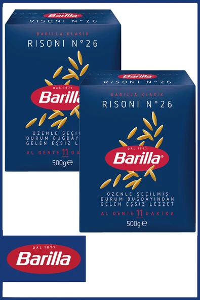 Barilla Arpa Şehriye (RİSONİ) 500 gr X 2 Adet ürün görseli 1