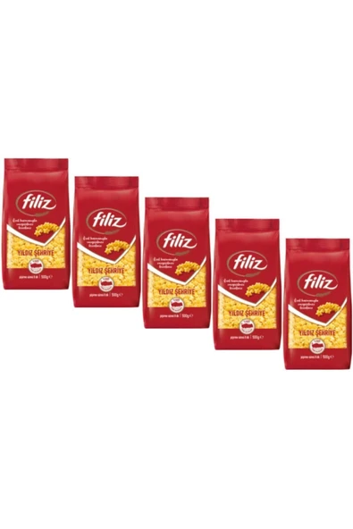 Filiz Yıldız Şehriye 500 Gr. X 5 Adet (özel Harman) ürün görseli 1
