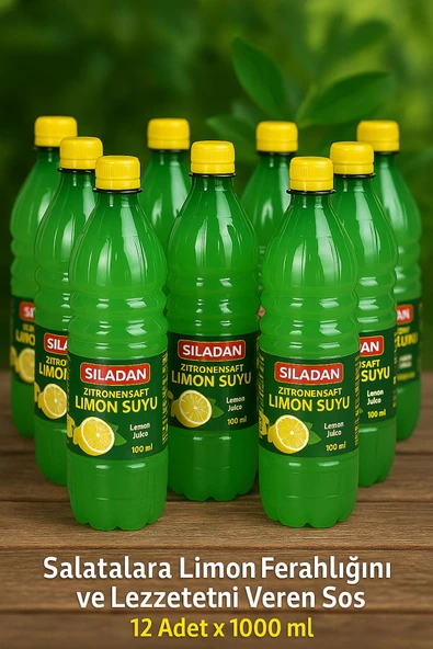 Sıladan Limon Suyu 1 lt Pet x 12 Adet - Resim 3