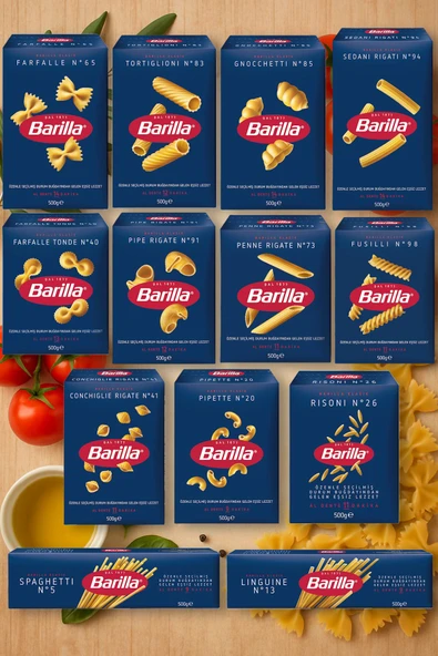 Barilla Ekonomik Makarna Paketi 500 gr x 13 Adet ürün görseli 1