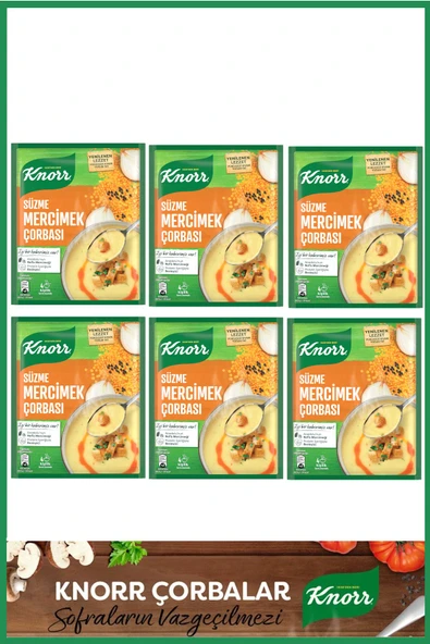 Knorr Mercimek Çorbası 76 gr x 6 Adet ürün görseli 1