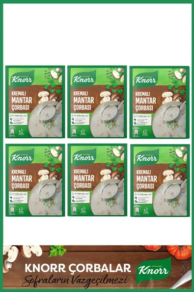 Knorr Kremalı Mantar Çorbası 63 gr x 6 Adet ürün görseli 1